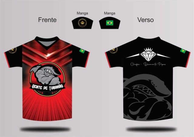 CAMISA DENTE DE TUBARÃO TAMANHO "XGG"