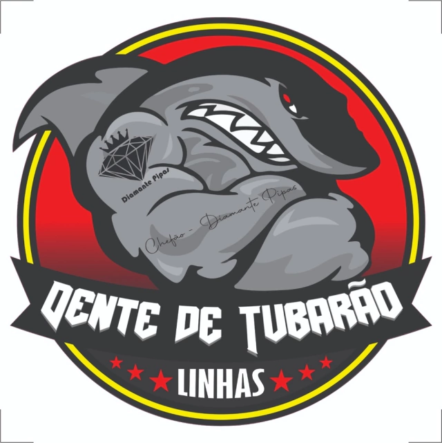 ADESIVO DENTE DE TUBARÃO 15×15
